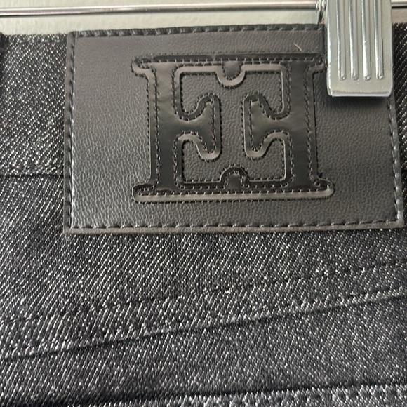 NWOT‼️ ESCADA  “Altered hem “Black Denim Pants size 42 EU / 12 US - Picture 4 of 9